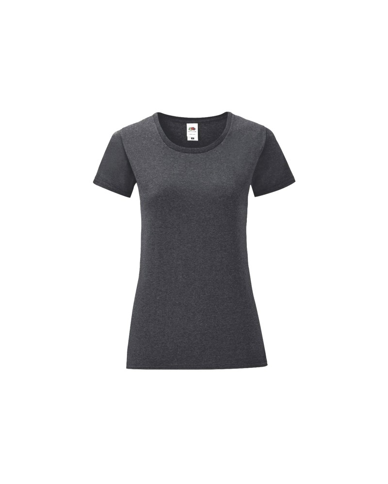 Personnalisation Tee-shirt Tee-shirt col rond LADIES ICONIC 150 T |  FRUIT OF THE LOOM