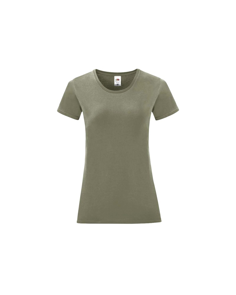 Personnalisation Tee-shirt Tee-shirt col rond LADIES ICONIC 150 T |  FRUIT OF THE LOOM