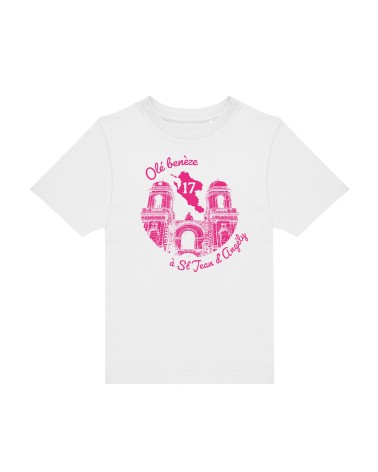 Tee-shirt enfant “Olé benèze à St Jean d’Angély” – Pour les petits fiers de leur ville 👧🧒