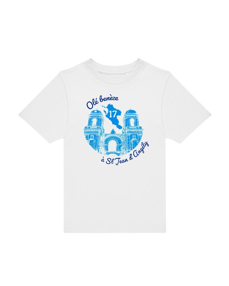 Tee-shirt enfant “Olé benèze à St Jean d’Angély” – Pour les petits fiers de leur ville 👧🧒