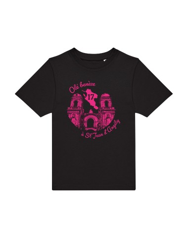 Tee-shirt enfant “Olé benèze à St Jean d’Angély” – Pour les petits fiers de leur ville 👧🧒