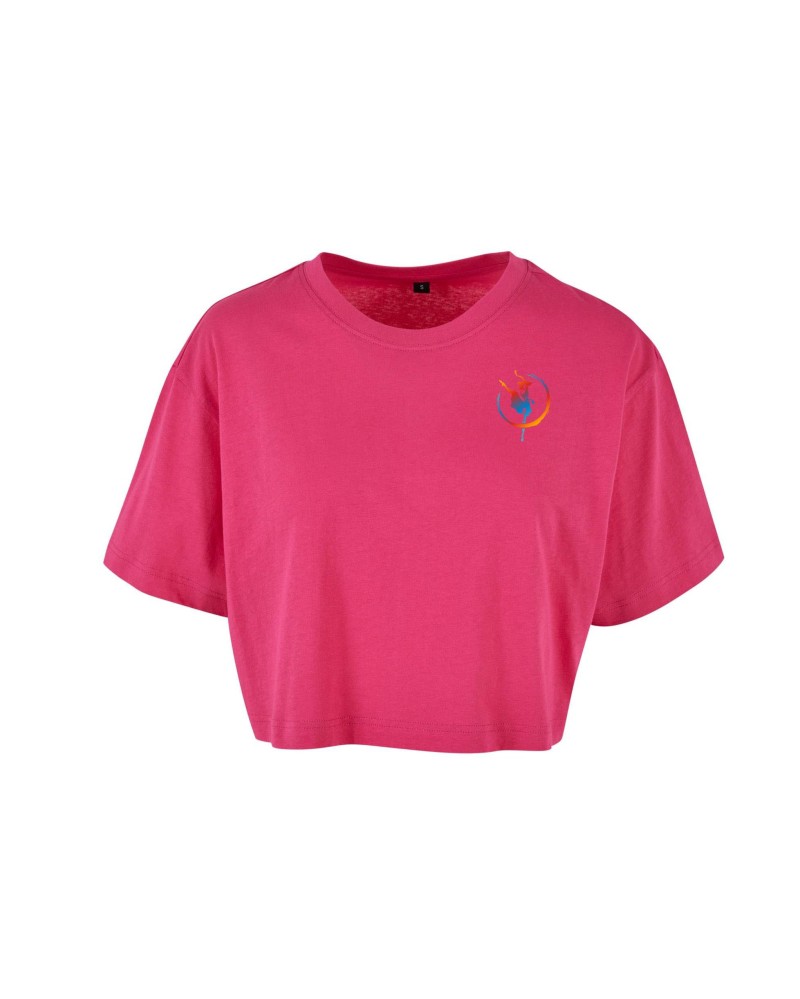 Tee-shirt court oversize femme “Dans’Art” – L’attitude danse en toute liberté 🖤