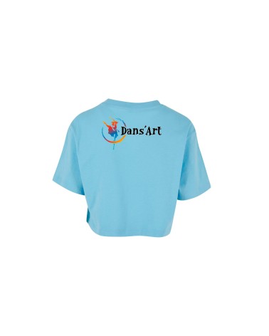 Tee-shirt court oversize femme “Dans’Art” – L’attitude danse en toute liberté 🖤