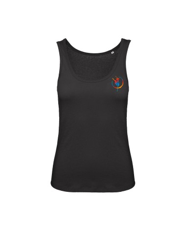 Débardeur coton bio femme “Dans’Art” – Naturellement stylée, libre de bouger 🌿 Débardeur coton bio femme “Dans’Art” – Naturellement stylée, libre de bouger 🌿