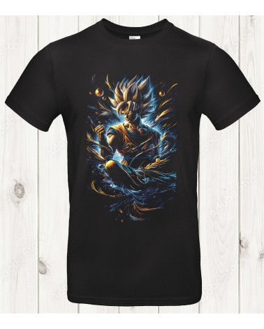 Tee-shirt Dragon Ball “Instinct Saiyan” – Énergie pure, style ultime ⚡