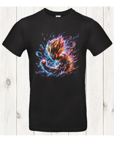 Tee-shirt Dragon Ball “Saiyan Power Core” – L’énergie brute entre tes mains ⚡🔥