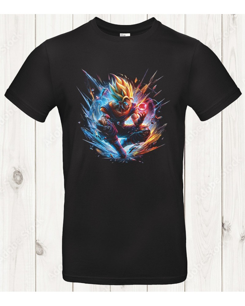 Tee-shirt Dragon Ball “Kamehameha Impact” – L’énergie dans sa forme la plus pure ⚡🔥