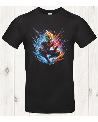 Tee-shirt Dragon Ball “Kamehameha Impact” – L’énergie dans sa forme la plus pure ⚡🔥