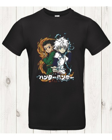 Tee-shirt Hunter x Hunter “Gon & Killua” – L’amitié, la puissance, le Nen ⚡🔥