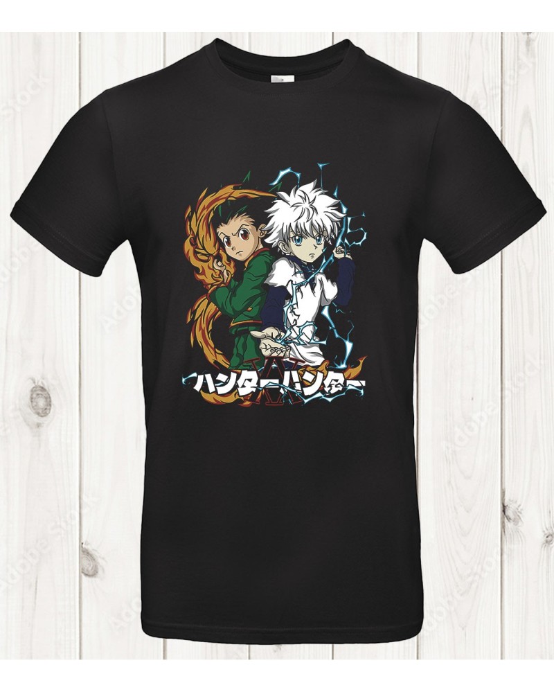 Tee-shirt Hunter x Hunter “Gon & Killua” – L’amitié, la puissance, le Nen ⚡🔥