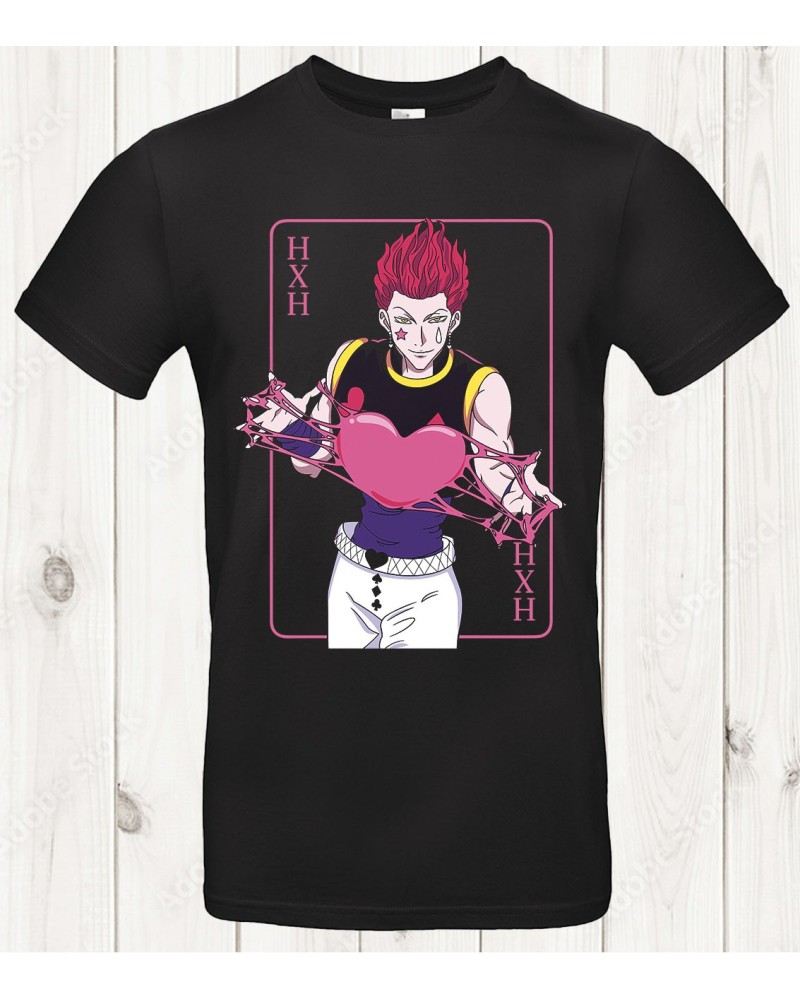 Tee-shirt Hunter x Hunter “Hisoka Card” – Charisme, chaos et cœur ♠️♥️