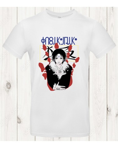 Tee-shirt Hunter x Hunter “Chrollo Lucilfer” – Le chef silencieux de la Brigade Fantôme ☠️📖