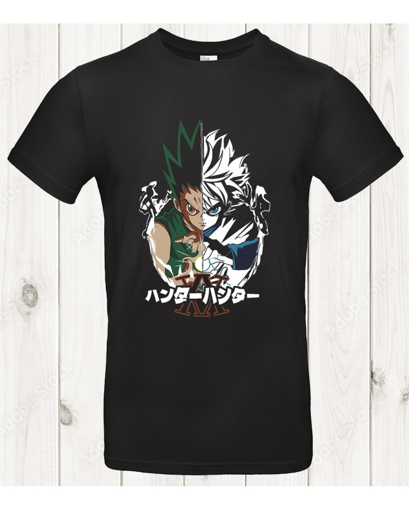 Tee-shirt Hunter x Hunter “Gon x Killua Duality” – Deux destins, une même énergie ⚔️⚡