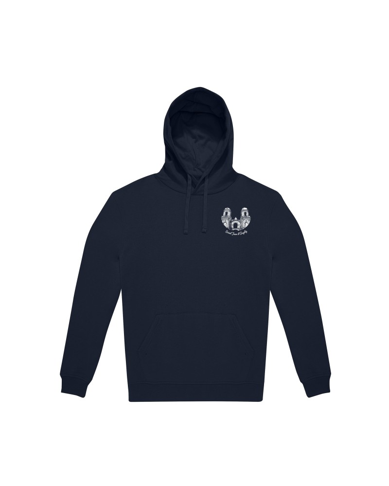 Sweat à capuche “St Jean d’Angély” – Visuel cœur + dos, design Ben