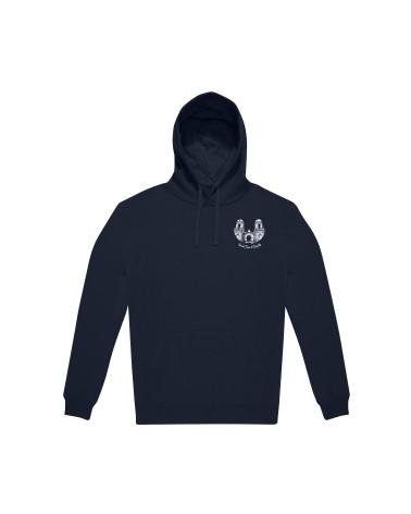 Sweat à capuche “St Jean d’Angély” – Visuel cœur + dos, design Ben