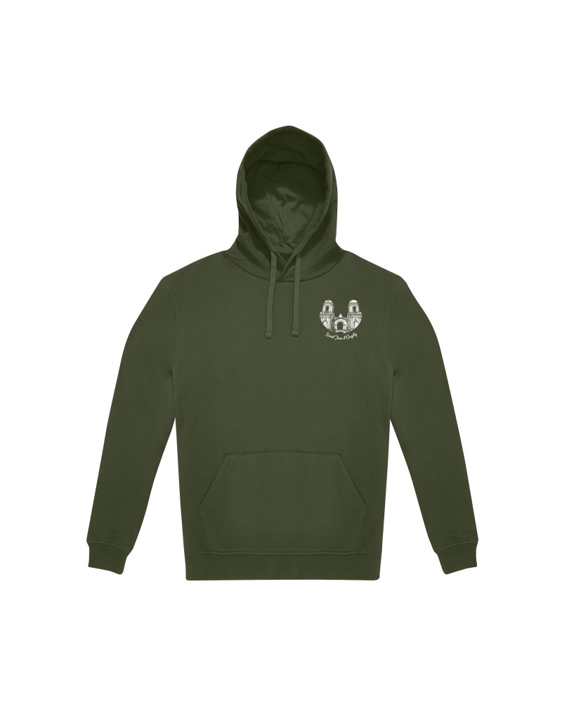 Sweat à capuche “St Jean d’Angély” – Visuel cœur + dos, design Ben