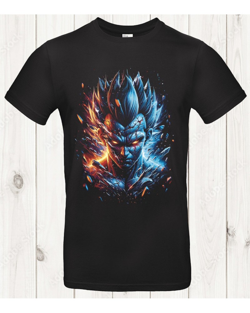 Tee-shirt Dragon Ball “Fusion Rage” – Le feu et la glace dans un seul regard 🔥❄️