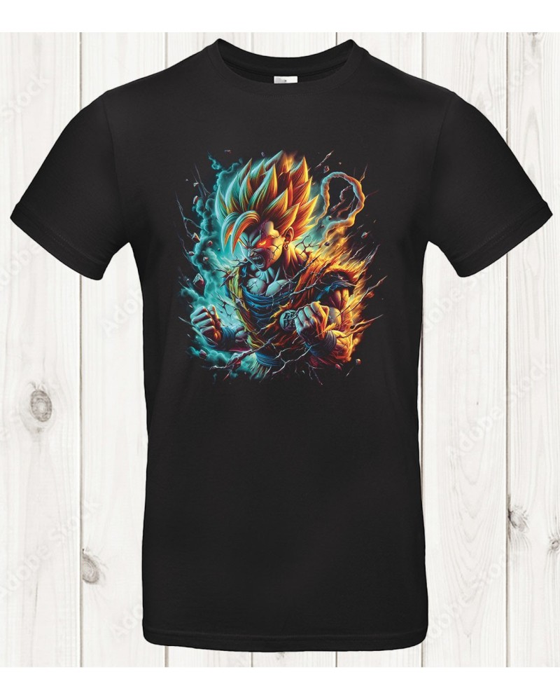 Tee-shirt Dragon Ball “Ultimate Rage” – Quand le pouvoir dépasse les limites 💥⚡