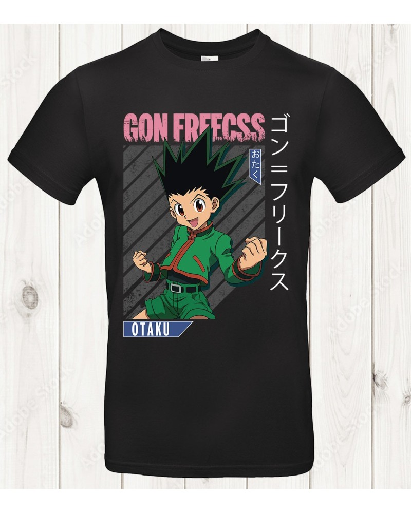 Tee-shirt Gon Freecss “Otaku Classic” – L’esprit Hunter en version 100 % manga 💚