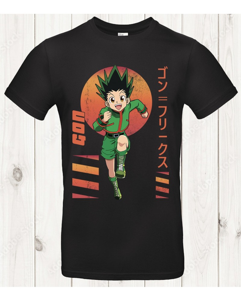 T-shirt Gon Freecss – Ambiance Retro & Énergie de Chasseur