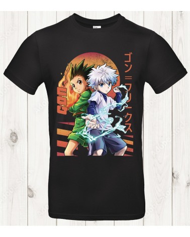 T-shirt Gon & Killua – Duo Légendaire & Puissance Explosive