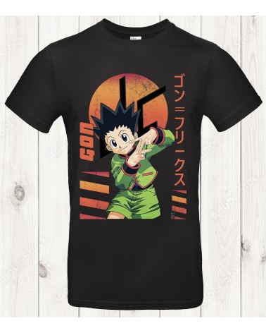 T-shirt Gon Freecss – Style Retro Japonais & Attitude Iconique