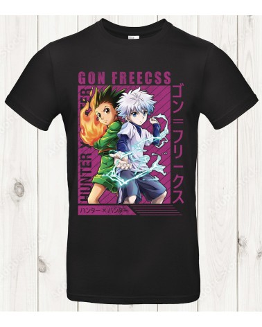 T-shirt Gon & Killua – Duo Néon Hunter x Hunter & Style Manga Intense