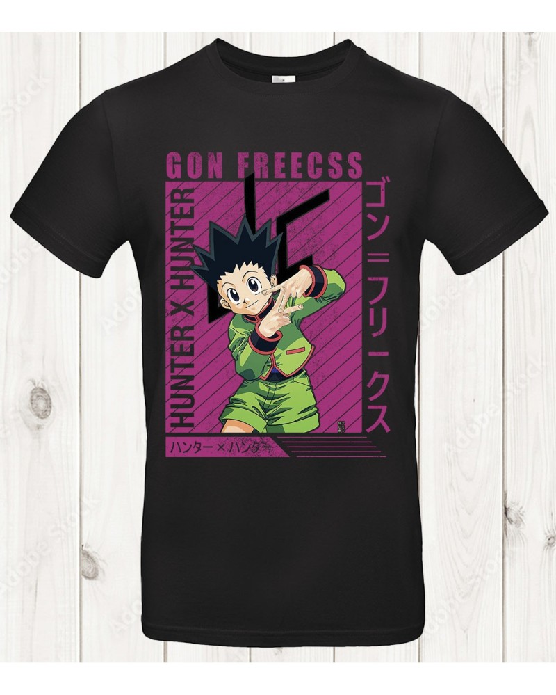 T-shirt Gon Freecss – Style Néon Retro & Esprit Hunter x Hunter