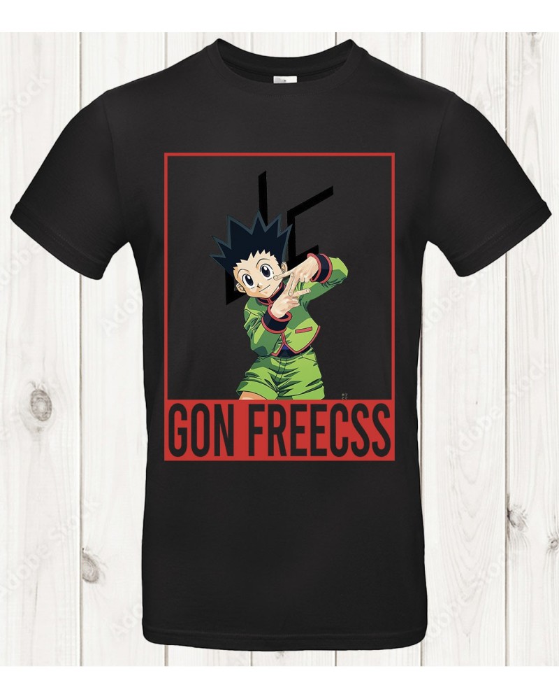 T-shirt Gon Freecss – Minimalisme & Attitude 100% Manga