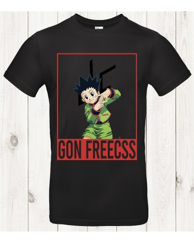 T-shirt Gon Freecss – Minimalisme & Attitude 100% Manga