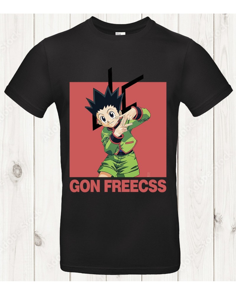 T-shirt Gon Freecss – Minimaliste, Joyeux & 100% Manga