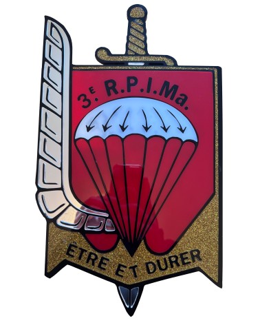 Enseigne Murale 3e RPIMa – Plexiglas Multi-Couche Premium