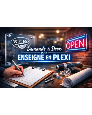 Création d’enseignes intérieures en plexi – Donnez du relief à votre identité