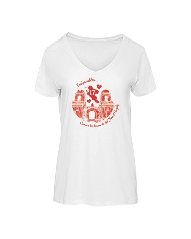 T-shirt Femme Saint-Valentin – Saint-Jean-d’Angély, l’amour en rouge