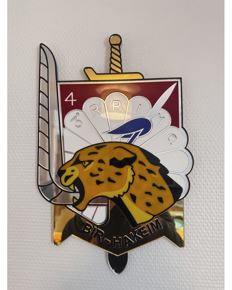 Insigne de la 4ᵉ Compagnie du 3ᵉ RPIMa – Héritage & fierté parachutiste